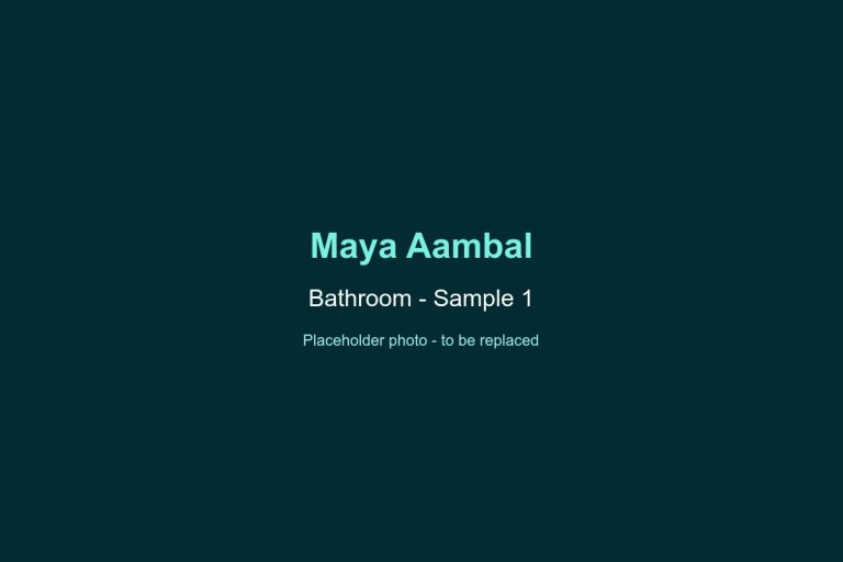 Maya Aambal Bathroom Sample 1